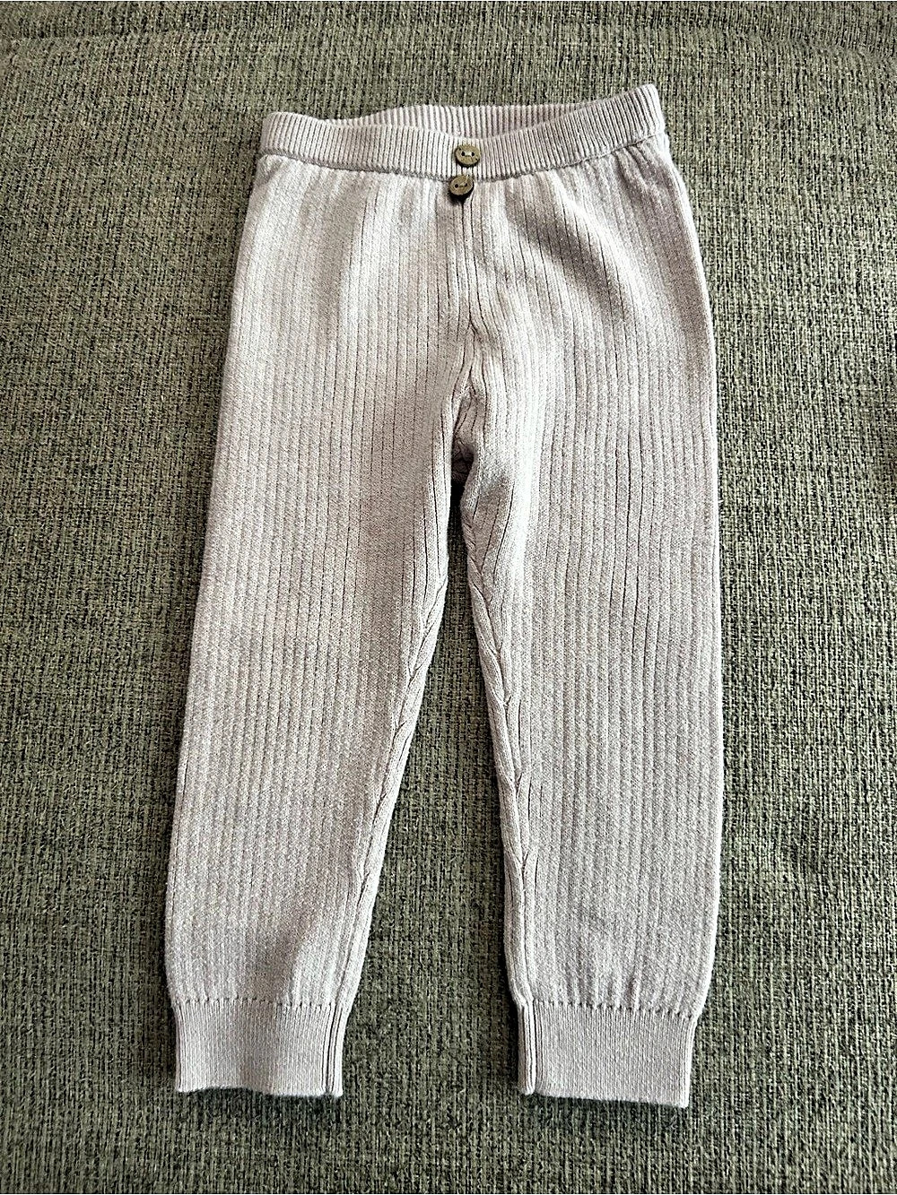 Quincy Mae Ribbed & Ruffle Matching 3 piece 45Set 18-24M - Picture 5 of 16